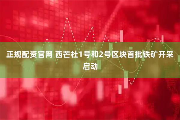 正规配资官网 西芒杜1号和2号区块首批铁矿开采启动