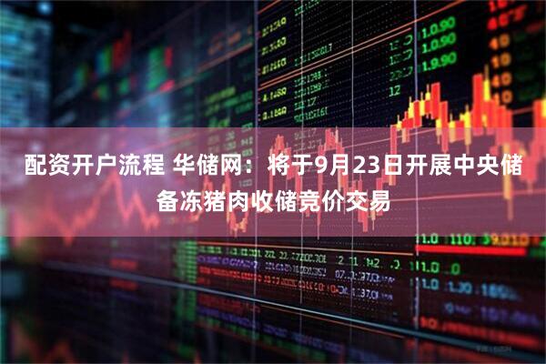 配资开户流程 华储网：将于9月23日开展中央储备冻猪肉收储竞价交易
